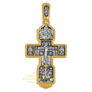 The Cross the Crucifixion of Christ. Michael the Archangel. Nicholas the Wonderworker. Our lady of Kazan