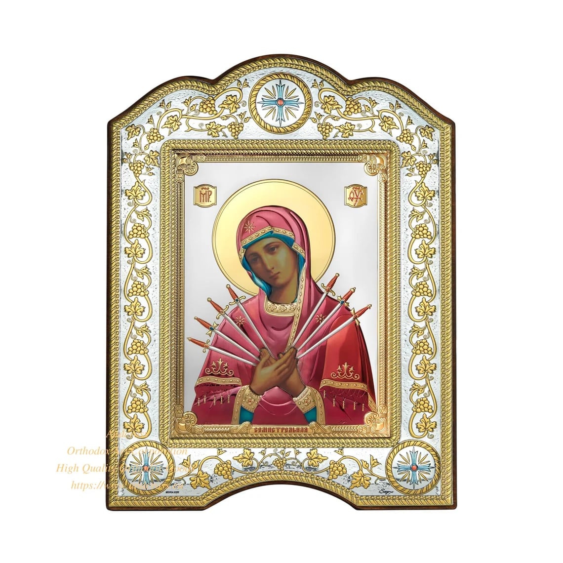 The Great Miraculous Christian Orthodox Silver Icon — The Seven Swords Mother of God 21×28 Gold and silver version/Coloured version. B336|The Great Miraculous Christian Orthodox Silver Icon — The Seven Swords Mother of God 21×28 Gold and silver version/Coloured version. B336|The Great Miraculous Christian Orthodox Silver Icon — The Seven Swords Mother of God 21×28 Gold and silver version/Coloured version. B336|The Great Miraculous Christian Orthodox Silver Icon — The Seven Swords Mother of God 21×28 Gold and silver version/Coloured version. B336|The Great Miraculous Christian Orthodox Silver Icon — The Seven Swords Mother of God 21×28 Gold and silver version/Coloured version. B336|The Great Miraculous Christian Orthodox Silver Icon — The Seven Swords Mother of God 21×28 Gold and silver version/Coloured version. B336|The Great Miraculous Christian Orthodox Silver Icon — The Seven Swords Mother of God 21×28 Gold and silver version/Coloured version. B336