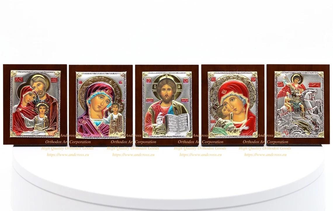 SilverPlated.999 Set of 5 icons.Lord Jesus Christ. Mother of God Kazan. Mother of God Vladimir. Holy Family. St George. icons (6.4cm X 5cm). B323|SilverPlated.999 Set of 5 icons.Lord Jesus Christ. Mother of God Kazan. Mother of God Vladimir. Holy Family. St George. icons (6.4cm X 5cm). B323|SilverPlated.999 Set of 5 icons.Lord Jesus Christ. Mother of God Kazan. Mother of God Vladimir. Holy Family. St George. icons (6.4cm X 5cm). B323|SilverPlated.999 Set of 5 icons.Lord Jesus Christ. Mother of God Kazan. Mother of God Vladimir. Holy Family. St George. icons (6.4cm X 5cm). B323|SilverPlated.999 Set of 5 icons.Lord Jesus Christ. Mother of God Kazan. Mother of God Vladimir. Holy Family. St George. icons (6.4cm X 5cm). B323|SilverPlated.999 Set of 5 icons.Lord Jesus Christ. Mother of God Kazan. Mother of God Vladimir. Holy Family. St George. icons (6.4cm X 5cm). B323