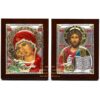 Silver Plated .999 Orthodox Icons Mother of God Vladimir