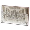 The Last Supper Christian Orthodox Icon. Silver Plated .999 ( 4.0″ X 6.5″ ) 16.5cm X 10cm. B243|The Last Supper Christian Orthodox Icon. Silver Plated .999 ( 4.0″ X 6.5″ ) 16.5cm X 10cm. B243
