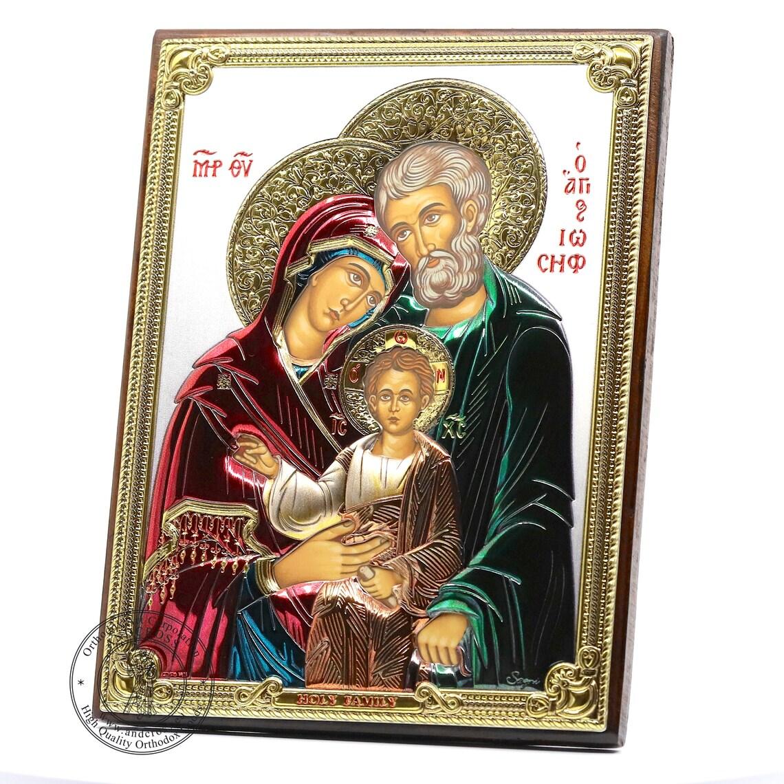 The Holy Family Christian Icon