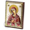 Mother Of God Seven Arrows. Wooden Christian Orthodox Icon Silver Plated .999 Oklad Riza ( 3.1″ X 4.3″ ) 8cm X 11cm. B412|Mother Of God Seven Arrows. Wooden Christian Orthodox Icon Silver Plated .999 Oklad Riza ( 3.1″ X 4.3″ ) 8cm X 11cm. B412|Mother Of God Seven Arrows. Wooden Christian Orthodox Icon Silver Plated .999 Oklad Riza ( 3.1″ X 4.3″ ) 8cm X 11cm. B412