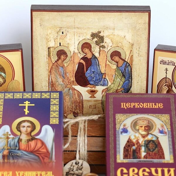 Orthodox gift set with 8 special items from Holy Dormition Pskovo-Petchersky Monastery. B465 - Image 2