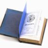 Orthodox Book, The Holy Psalter Russian Language, Made in Monastery, Blessed, Natural Black Leather Cover With Metal Corners, Limited. B443 - Image 5