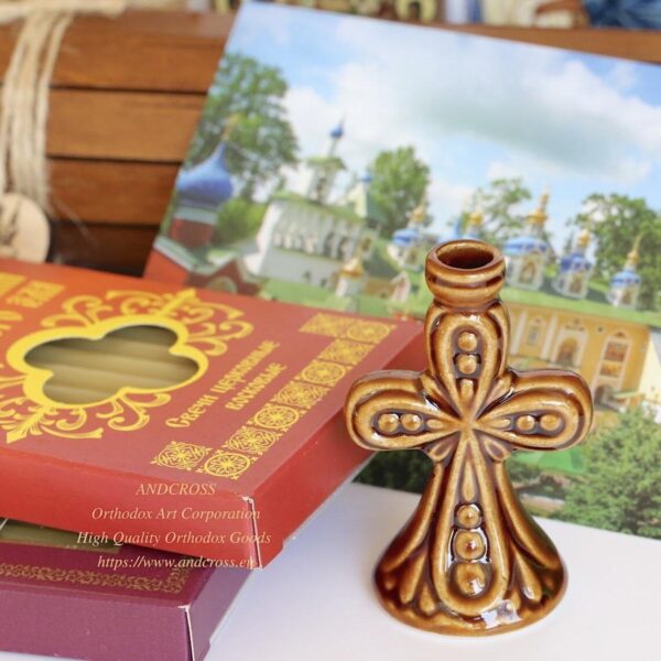 Orthodox gift set with 8 special items from Holy Dormition Pskovo-Petchersky Monastery. B465 - Image 5