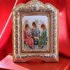 The great miraculous christian orthodox silver Icon - The Saint Trinity - Image 5