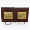 SilverPlated.999 Orthodox Icons Mother of God Vladimir, Holy Family. Set of 2 icons. (6.4cm X 5cm). B319 - Image 3