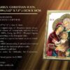 The Holy Family + 2 Small Icons Set. Christian Icon Silver Plated .999 ( 5.12" X 7.1" ) 13cm X 18cm. B373 - Image 2