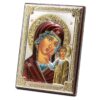 Theotokos of Kazan, Our Lady of Kazan, Christian Orthodox Icon, Wood and Silver Plated 999, Gift box, Handmade. B159 - Image 2