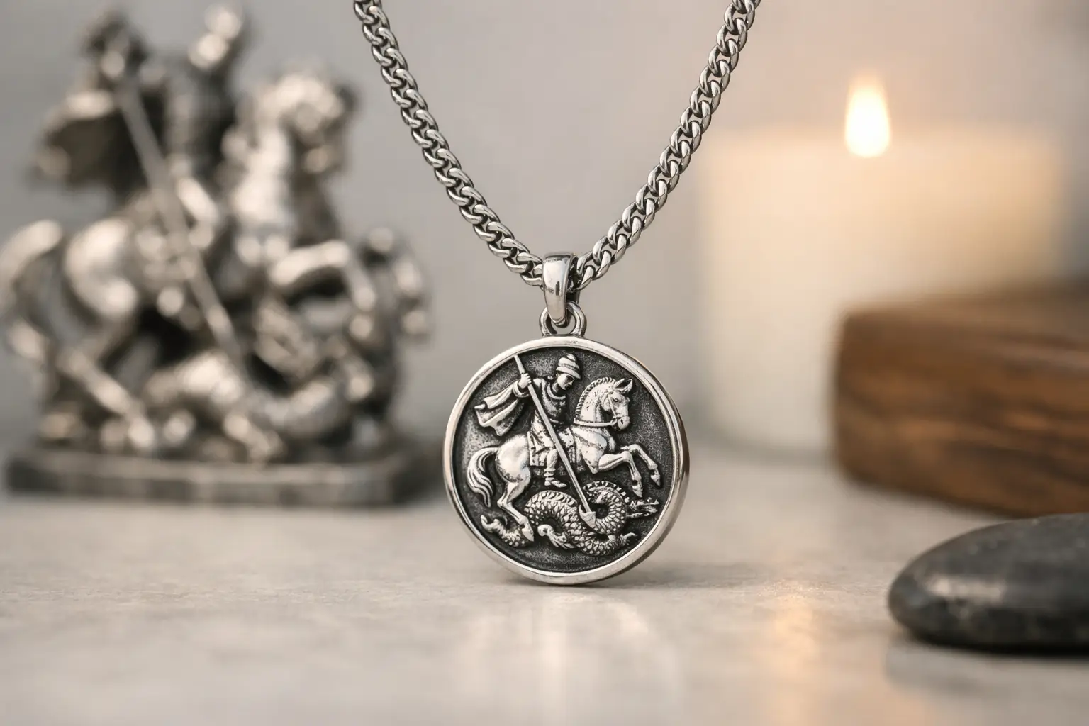 Choosing a Saint George Pendant Necklace