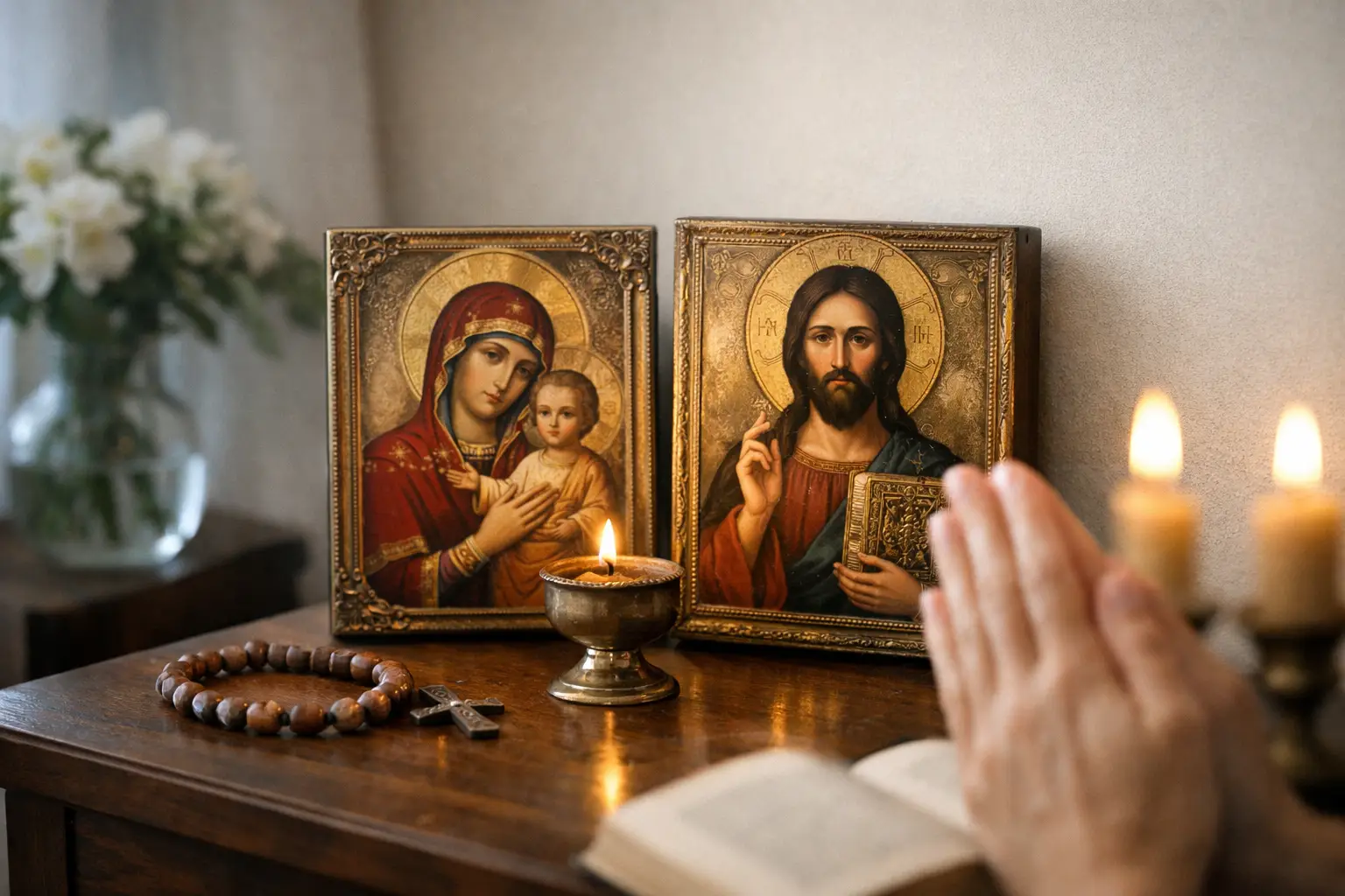 Miraculous Orthodox Icons and Prayer at Home