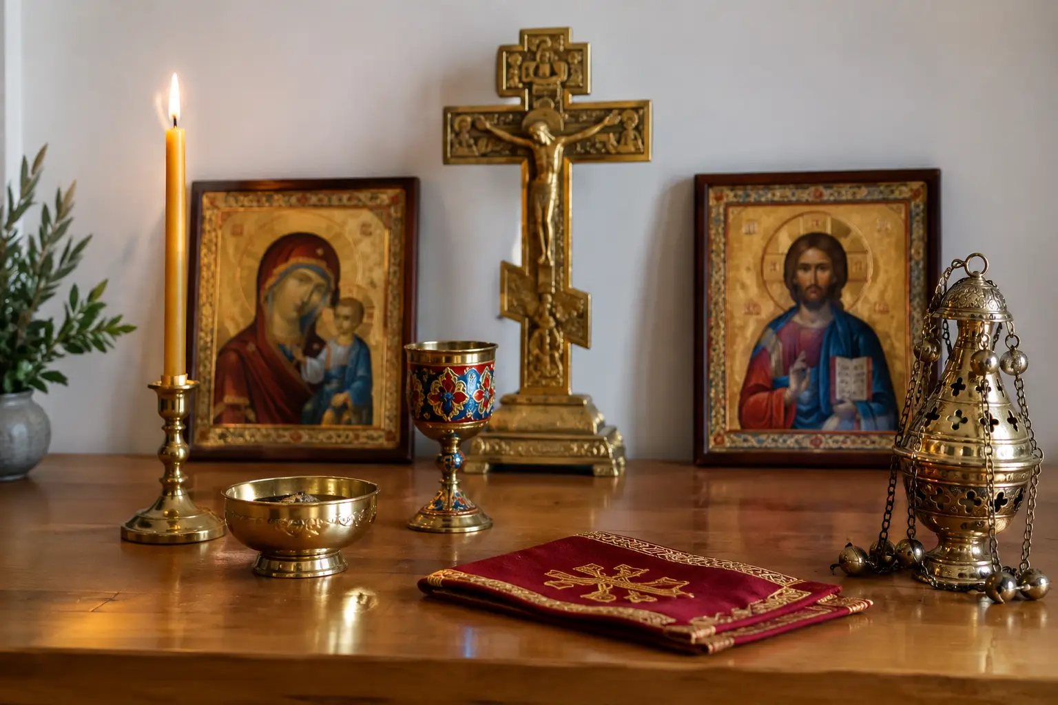 Traditional Orthodox Home Altar Items Guide