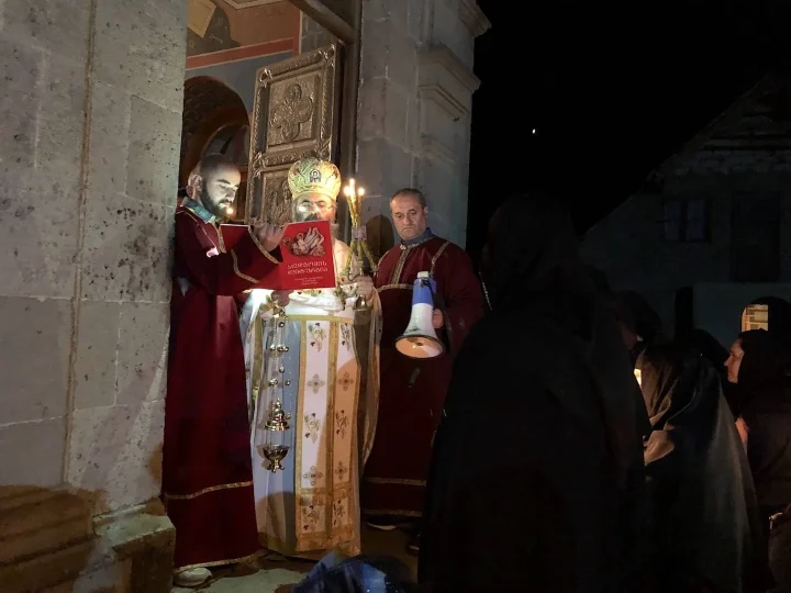 Georgia. Easter at the Nativity monastery, April 2019: pilgrims' photo 6