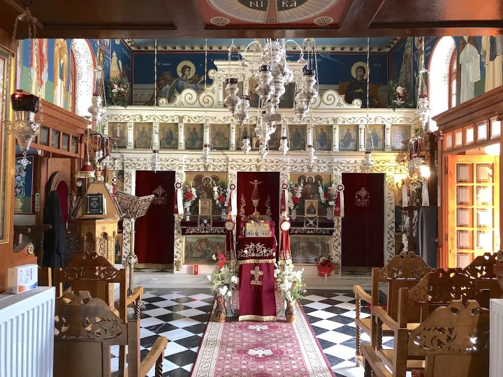 Greece. Corfu, July 2019: pilgrims' photo 6